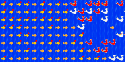 Tagged Fish/Seals Agentsheets Model